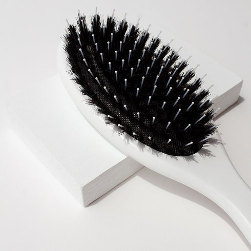 ADORN by MAE. Brush Natural Bristle Oval Pad-Matakana Pharmacy